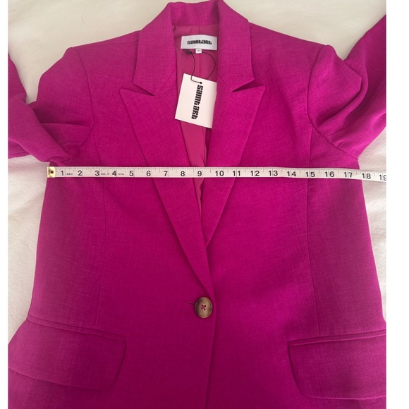 Saint Art Jackie oversized blazer in fuchsia Size Small - Picture 5 of 7
